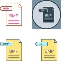 BMP Icon Design vector