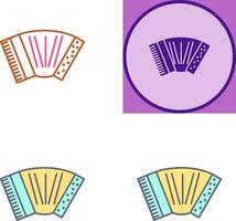 Accordion Icon Design vector