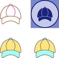 pags gorra icono diseño vector