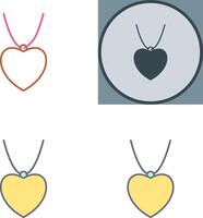 Locket Icon Design vector