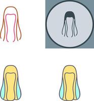 Hair Icon Design vector