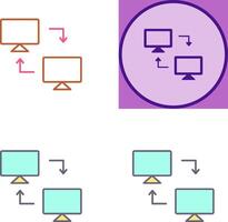Sharing Systems Icon Design vector