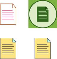 Sheet Icon Design vector