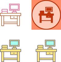 Table Icon Design vector