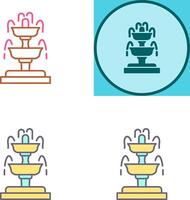 Fountain Icon Design vector