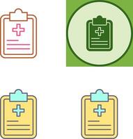 Prescription Icon Design vector