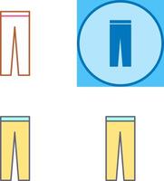 Trousers Icon Design vector