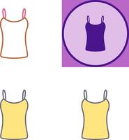 Ladies Vest Icon Design vector