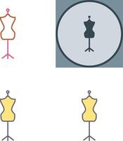 Dress Holder Icon Design vector