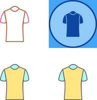 Polo Shirt Icon Design vector