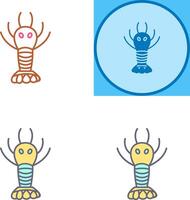 Lobster Icon Design vector