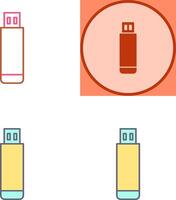 USB Drive Icon Design vector