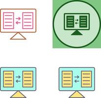 File Sharing Icon Design vector