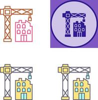 construcción icono diseño vector