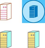 Server Network Icon Design vector