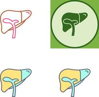 Liver Icon Design vector