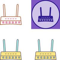 Router Icon Design vector