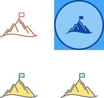Mission Icon Design vector