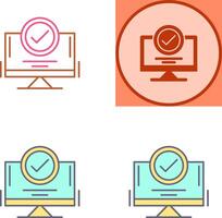 Confirmation Icon Design vector