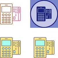 Card Machine Icon Design vector