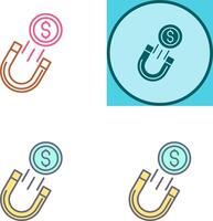 Stealing Money Icon Design vector