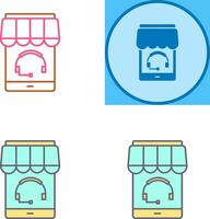 Support Icon Design vector