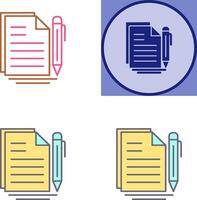 Document Icon Design vector