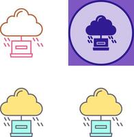 Cloud Computing Icon Design vector