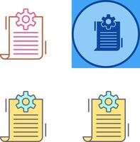 Content Management Icon Design vector