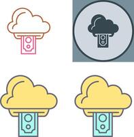 Cloud Computing Icon Design vector