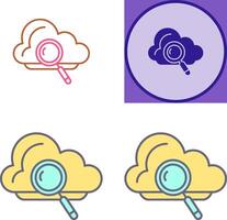 Magnifying Glass Icon Design vector