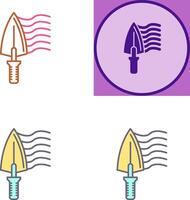 Trowel Icon Design vector