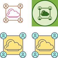 Network Icon Design vector