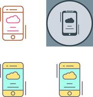 Weather App Icon Design vector