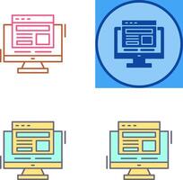 Adaptive Layout Icon Design vector