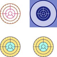 Goal Icon Design vector