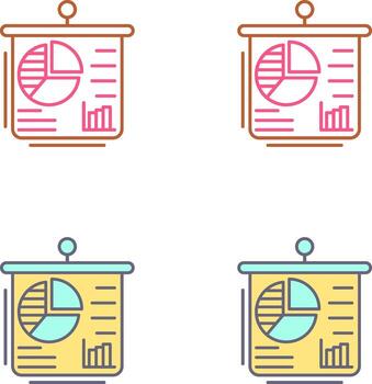 Presentation Icon Design vector