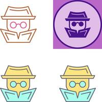 Hacker Icon Design vector