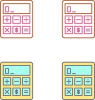 diseño de icono de calculadora vector