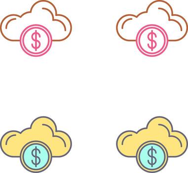 Cloude Icon Design vector