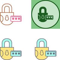 Lock Icon Design vector