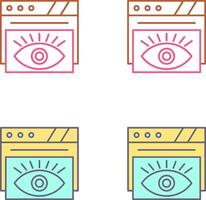 Eye Icon Design vector