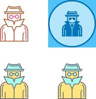 Spy Icon Design vector