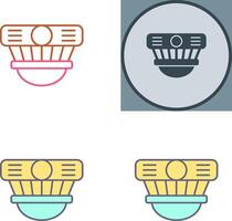 Smoke Detector Icon Design vector