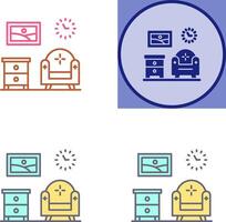 Living Room Icon Design vector