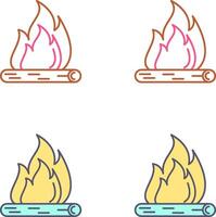 Fire Icon Design vector