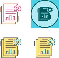 SEO Report Icon Design vector