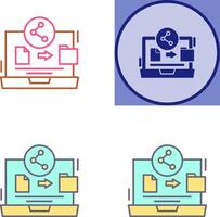 File Share Icon Design vector