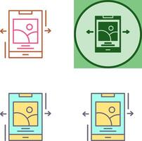 Swipe Icon Design vector