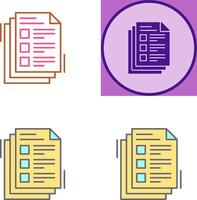 Notes Icon Design vector